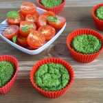 Zielone muffiny jajeczne
