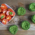 Zielone omlety w wersji mini