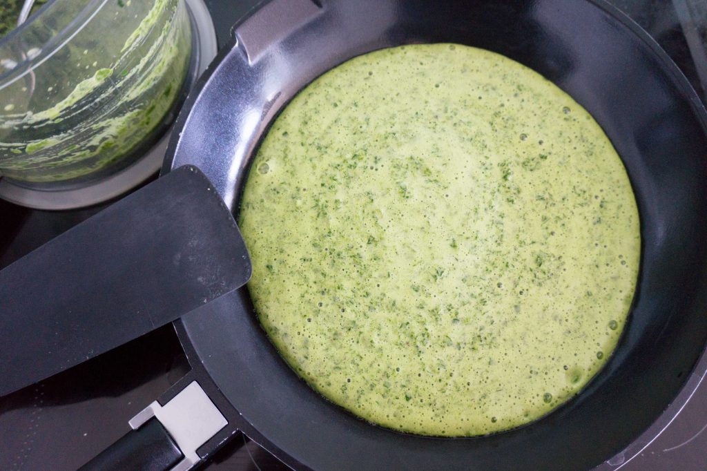 Jak zrobić zielony omlet