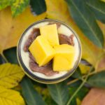 Przepis na budyń jaglany z musem z mango